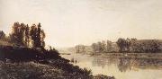 Jean Baptiste Camille  Corot Souvenir of Mortefontaine china oil painting reproduction